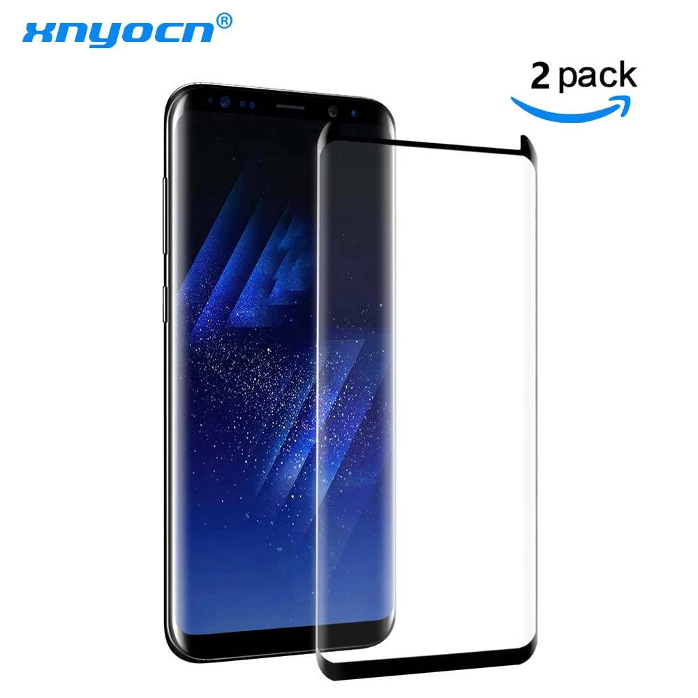 Закаленное стекло для Samsung Galaxy S 6 S6 Edge S7 S8 Plus 3D изогнутая поверхность полная защита