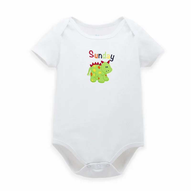 Softu 7 шт./лот; летние комбинезоны для новорожденных; Betaby; хлопчатобумажный Детский комбинезон с короткими рукавами; Одежда для мальчиков и девочек; комплект одежды для малышей
