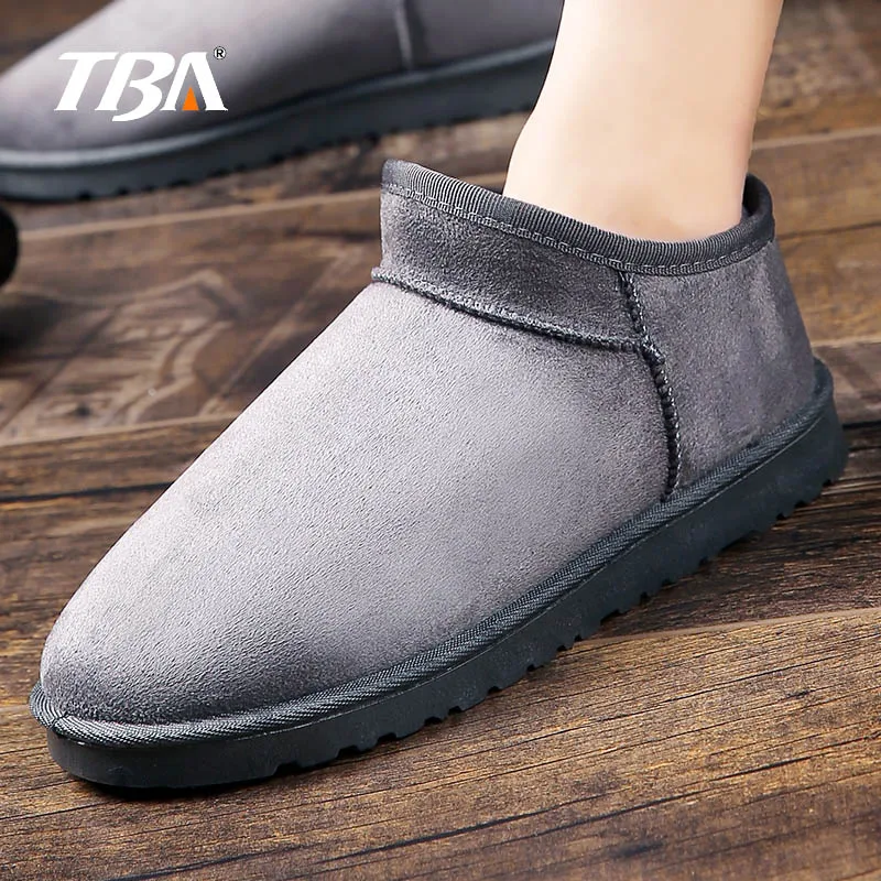 Koop Hot Winter Paar Australi euml; Mannen Met Bont Laarzen ug Mujer Botas Ankle Leer Snowboots Warm mannen Schoenen
