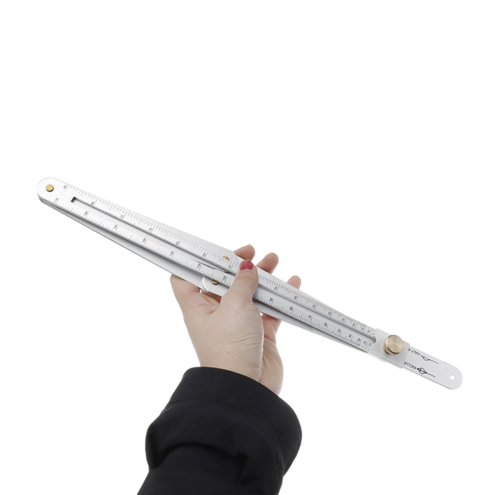 Universal Miter Angle Measuring Tool Ruler Frame Carbon Steel Protractor Multi-angle Measurement Woodworking Tools