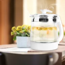 Здоровья повышение горшок из тонкого и прозрачного текла Здоровье Медицина безопасного автоматического отключения питания Функция Электрический чайник
