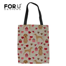 FORUDESIGNS/сумка-шоппер с принтом, складная, женская, повседневная, холщовая, сумка на плечо, сумка для девочек, подарок, Bolsas de tela