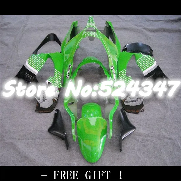 Nn-Body для KAWASAKI NINJA ZX9R заводской зеленый черный 00-01 ZX-9R ZX 9R 9 R ZX9 00 01 2000 2001 обтекатель