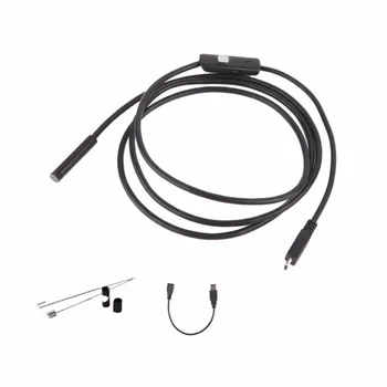 

MOOL 6 LED 7mm Lens Waterproof Mini USB Inspection Borescope Camera For Android Endoscope 640x480 Phone