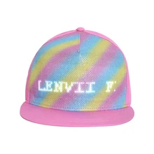 Модный светодиодный умный крутой дисплей крышка мобильного приложения управление дисплей слова плоская верхняя часть Крышка для кортширования сцены творчества