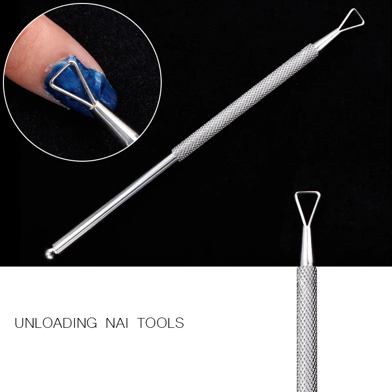 

Nail Polish Remover Nail Art Accessories Stainless Steel Cuticle Peeler Scraper Remove Gel Nail Polish Nail Art Remover Tool