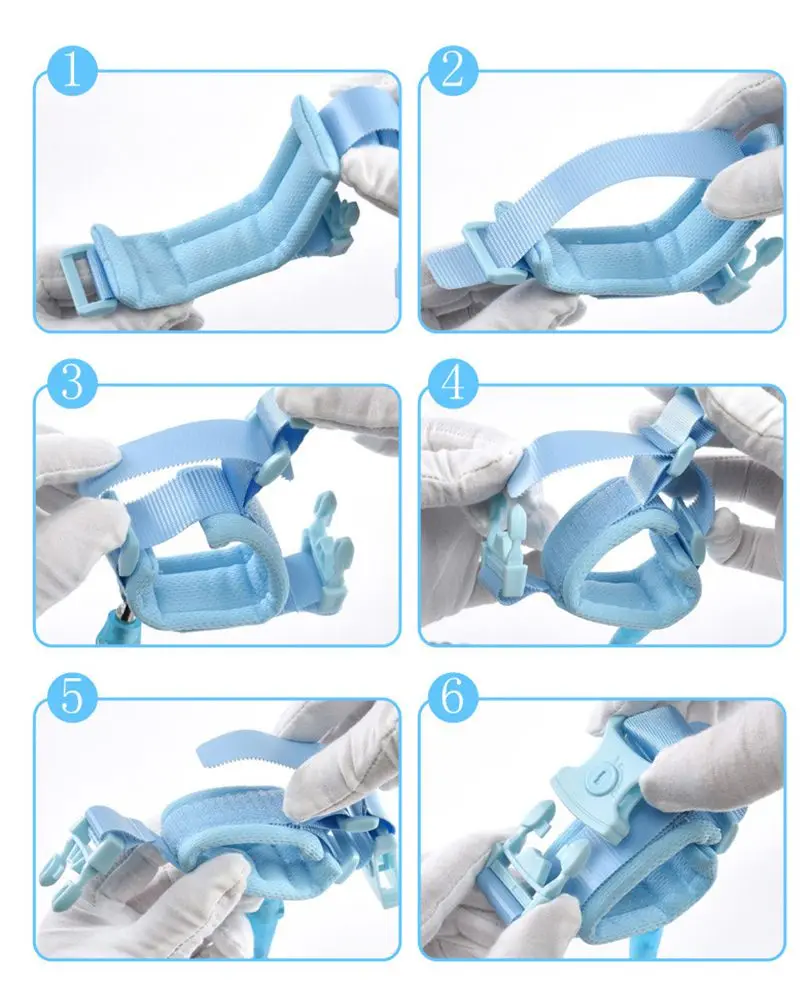 Светоотражающий антипотеряющий ремешок на запястье для малышей, поводок для безопасности, регулируемый ремень для прогулок