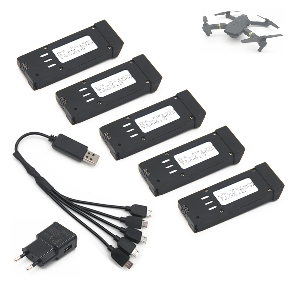 Аккумулятор Lipo 3 7 в 500 мАч для квадрокоптера JY019 S168 E58 M68|Детали и аксессуары| |