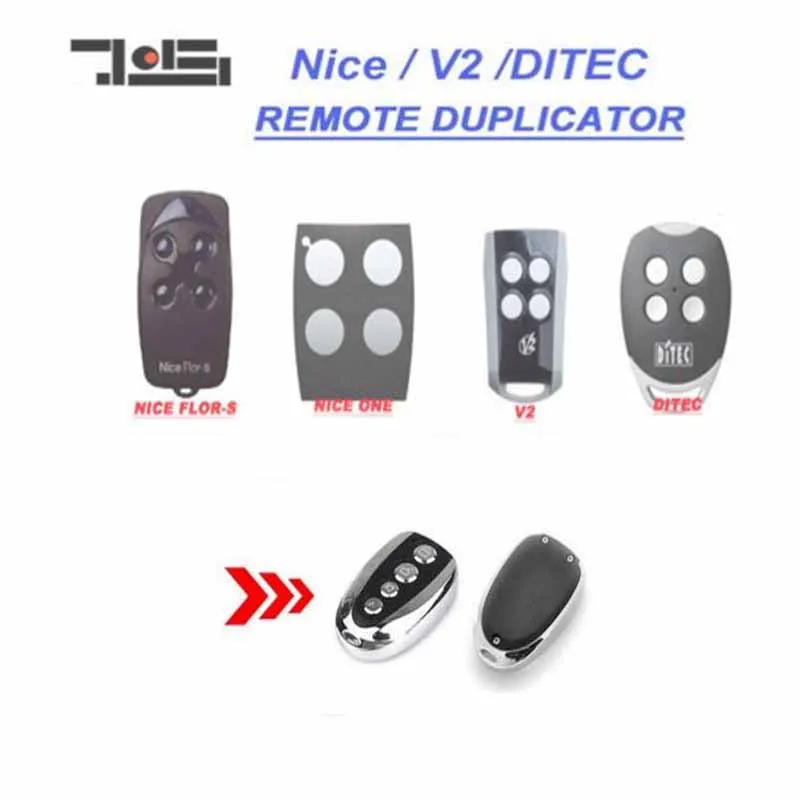 

Garage Door Electric Cloning Remote Control Key Universal Safe Fob Car Gate 433.92MHZ Garage Door Opener