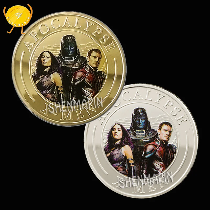Коллекционные монеты X Men Apocalypse памятная монета день памяти мутантов войны только