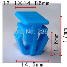 100 шт металлические полосы для маскировки швов кузова автокрепеж для Honda 75305-SH2-003 Civic& 1996-On пластиковые зажимы Авто Крепеж заклепки