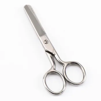 

Japan steel 12cm small hair scissors kitchen haircut student shears eyebrow cutting Office barber makas hairdressing scissors