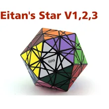 MF8& Eitan's Star ICOSAIX MF8& Oskar I II III куб головоломка черный/Stickerless MF8 Starminx III идея подарка для X'mas дня рождения