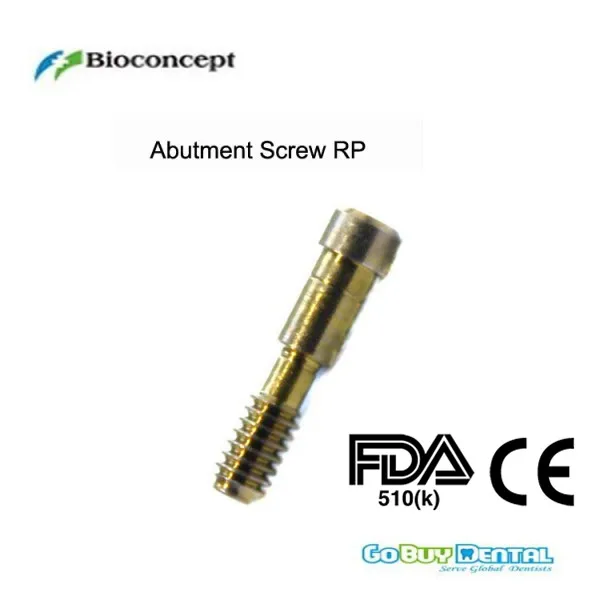 Nobel 호환 Biocare 교체용 어 버트먼트 나사 RP 직경 2.5, 바이오케어 호환screw pitchscrew