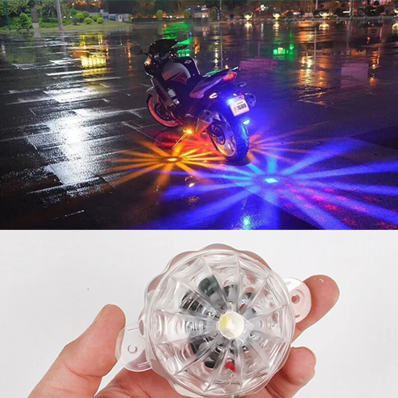 1pc 12V Motorcycle Car LED Chassis Light Under Motorbike Scooter Flasher Tail Brake Fog font b