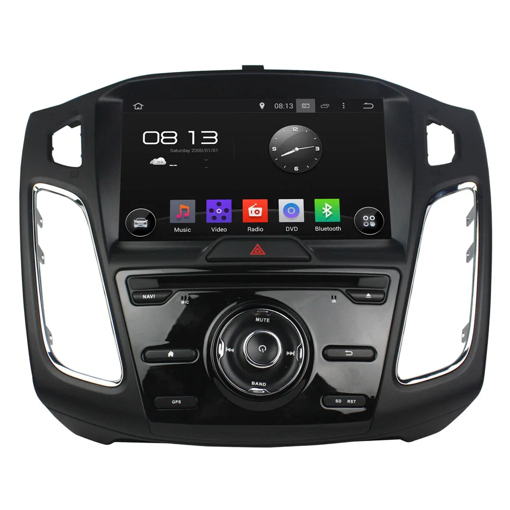 Car CD Audio Radio DVD Player Android 5.1.1 GPS SYNC WiFi For Ford