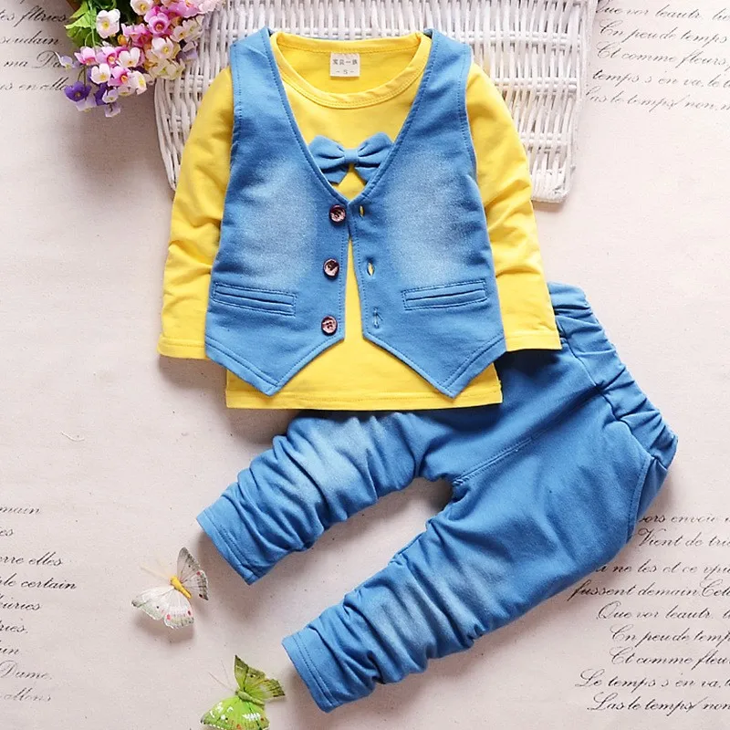 BibiCola Boys clothes suit for babies spring infant boy clothing sets
