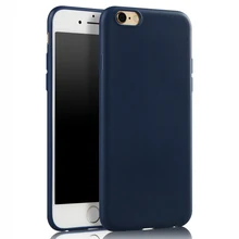 Для iphone 7 Plus iphone7 Case Тонкий Силиконовые Мягкий ТПУ Case для Apple iphone 6 s 6 5 5S SE Черная Крышка Ударопрочный Резиновый Матовый