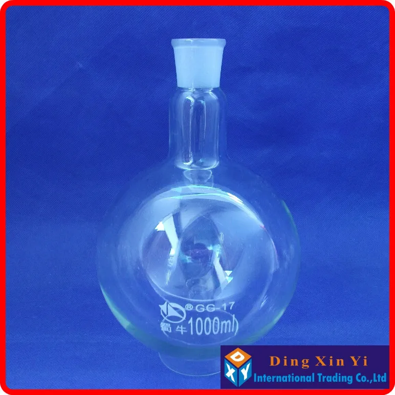 

1000ml 24/29 single neck round-bottom flask,Boiling Flask round bottom,short neck standard ground mouth