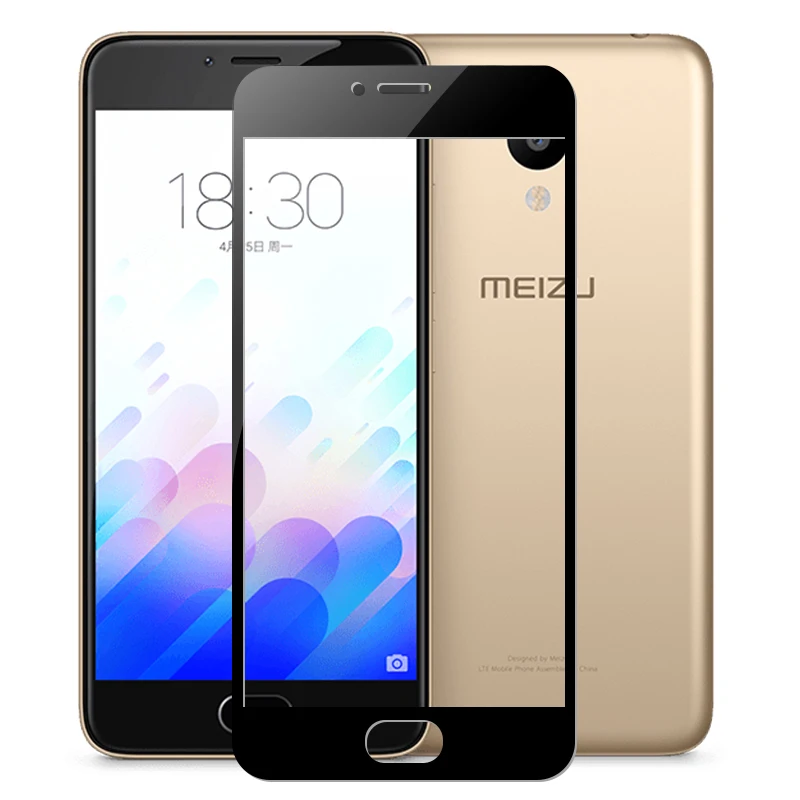 2.5D 9 H Полное Покрытие Закаленное Стекло Для Meizu M3s M3 Примечание мини M3E Meilan 3 E Note3-экран Протектор Закаленное Защитная Пленка