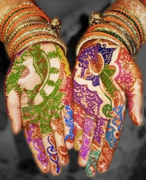 Травяная хна туба 6 многоцветная Татуировка комплект боди-арт хна MEHANDI MEHNDI DIY Hena водонепроницаемая