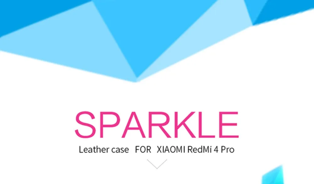 Для Xiaomi Redmi 4 pro Кожаный чехол NILLKIN sparkle pu кожаный флип-чехол с окошком для Xiaomi Redmi 4 pro Чехол