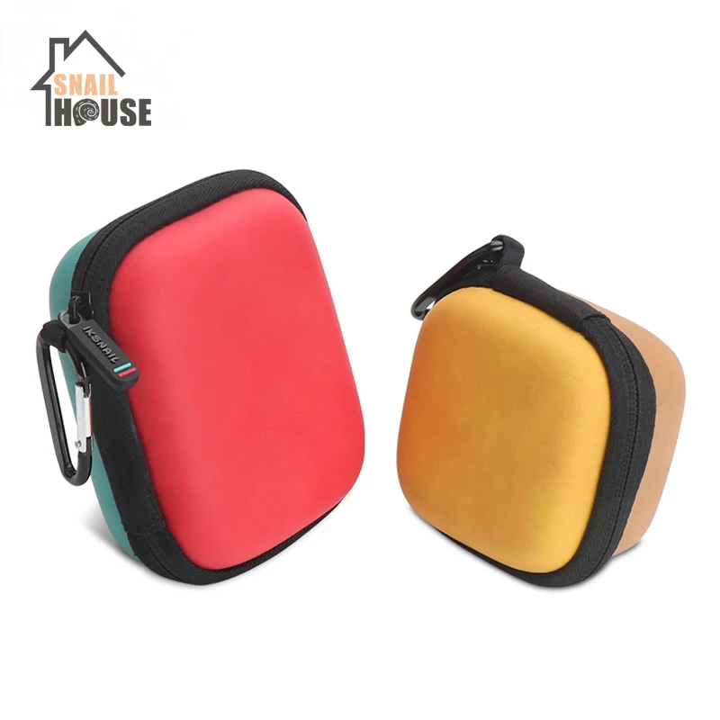 

Snailhouse Headphone Case Bag Earphone Earbuds Hard Box Storage for Memory Card USB Cable Organizer Earphone Digital Bags