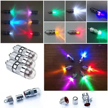 5 шт. праздничное освещение винт Резьба стиль семь цветов RGB светодиодный воздушный шар огни фонарь со вспышкой огни со встроенным аккумулятором сад