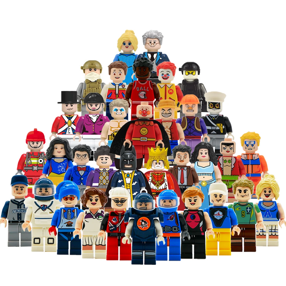 

LegoINGlys Figure Building Blocks Set Friends City Community Occupation Mini Action Figures Mini Bricks Gift Toys For Children