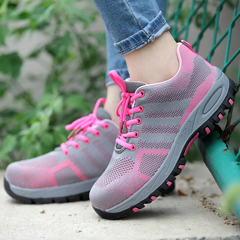 Hot indestructible Safety Shoes Mens Steel Toe Covers Working Shoes Breathable Summer Tooling Boots Protect Footwear