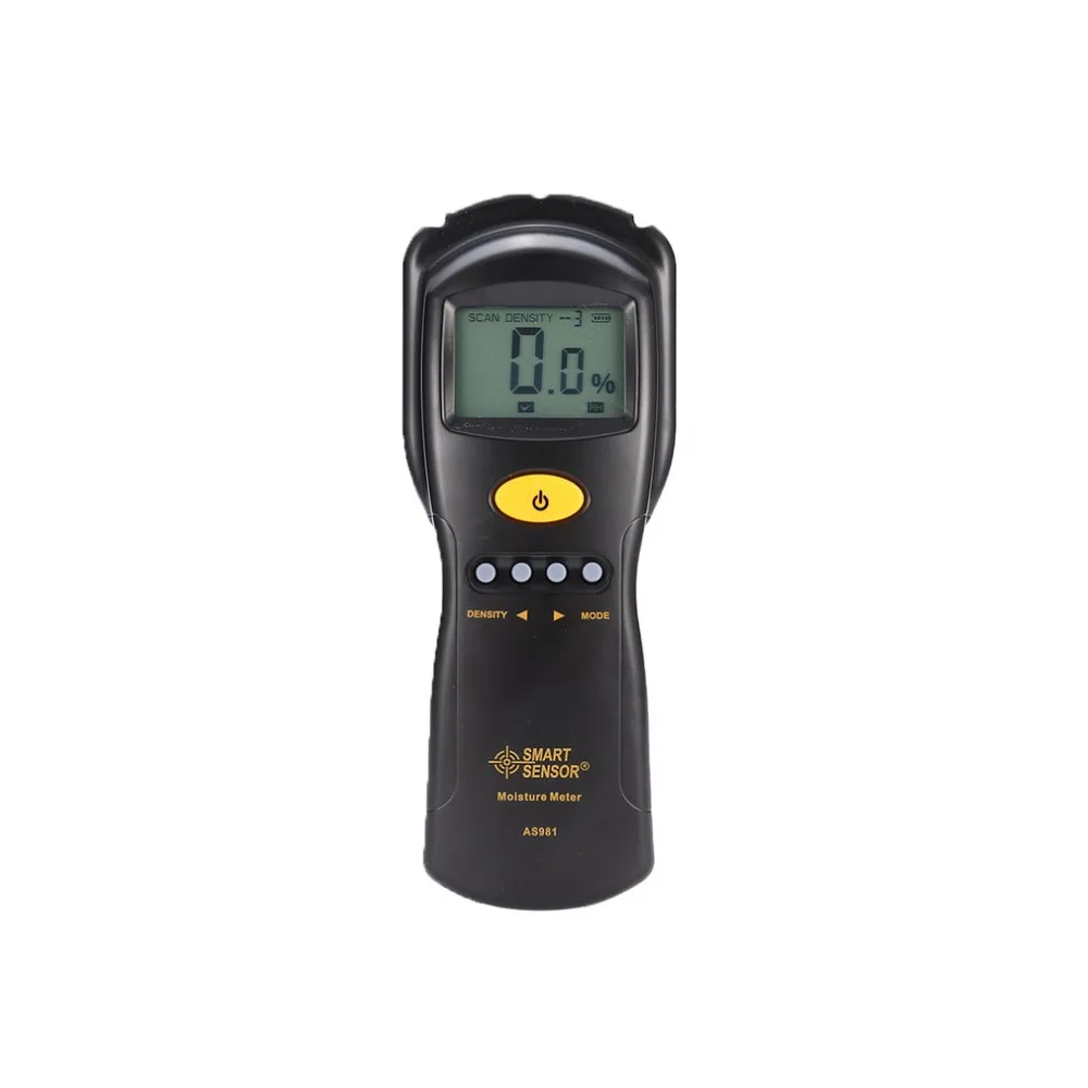 

Smart Sensor AS981 Digital Wood Moisture Meter Hygrometer Humidity Tester Plywood Wooden Materials LCD Backlight Damp Detector