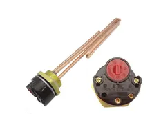 2000W 220V 1.25" (BSP, DN32), electrical element, Electrical immersion element booster, with thermostat