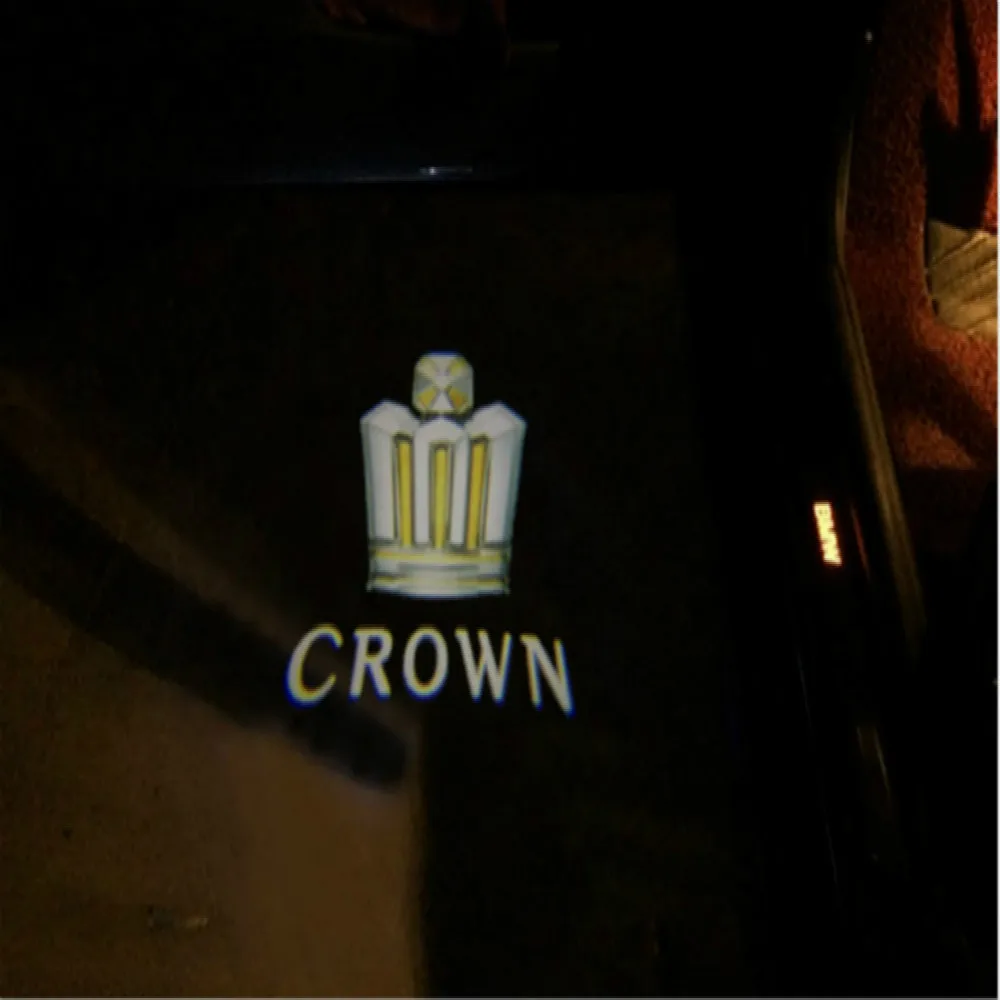 JURUS Special offer 2pcs car door Welcome light 3D ghost shadow lamp door logo light Welcome