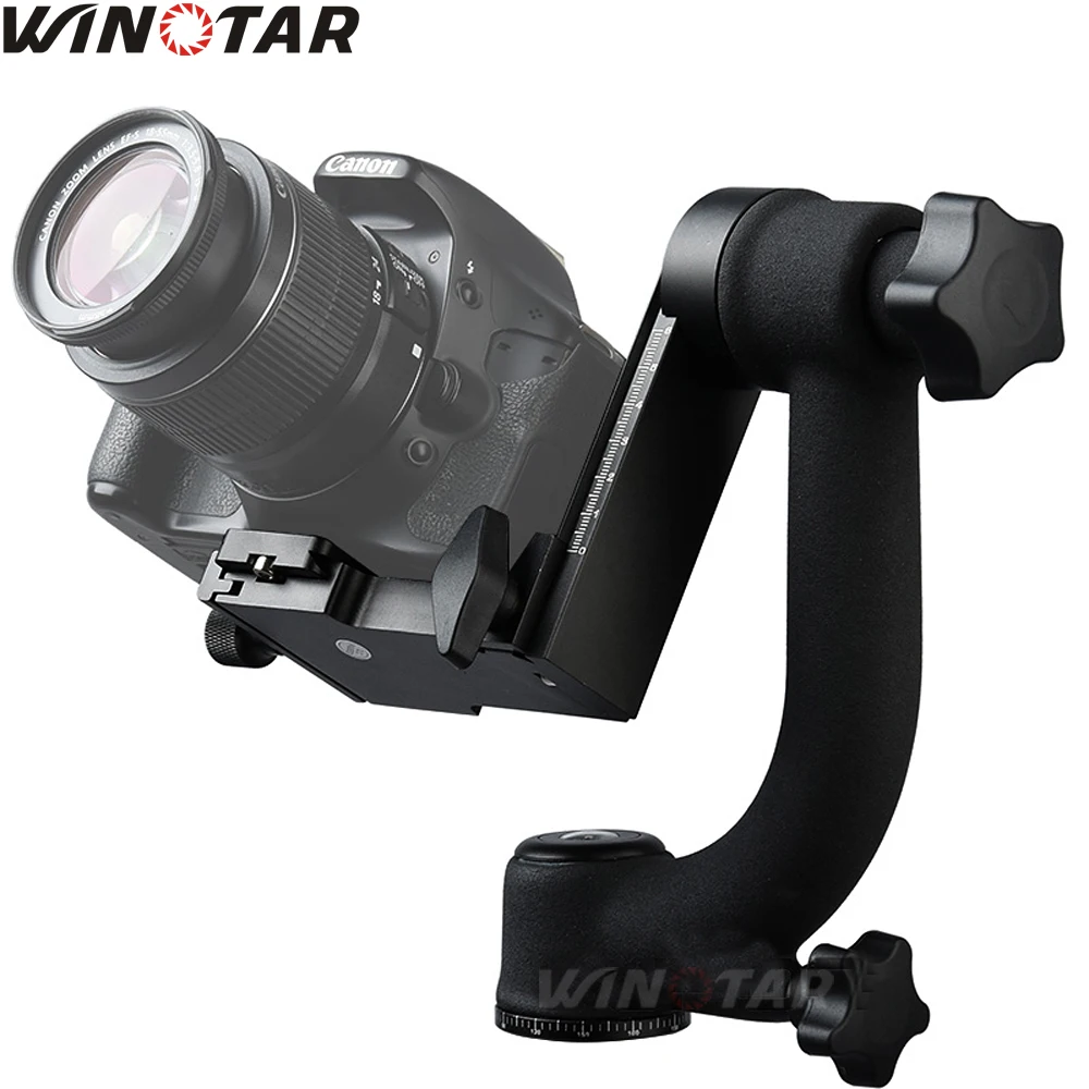 Pro 360 Degree Vertical Panorama Gimbal Tripod Head 1/4"Screw With