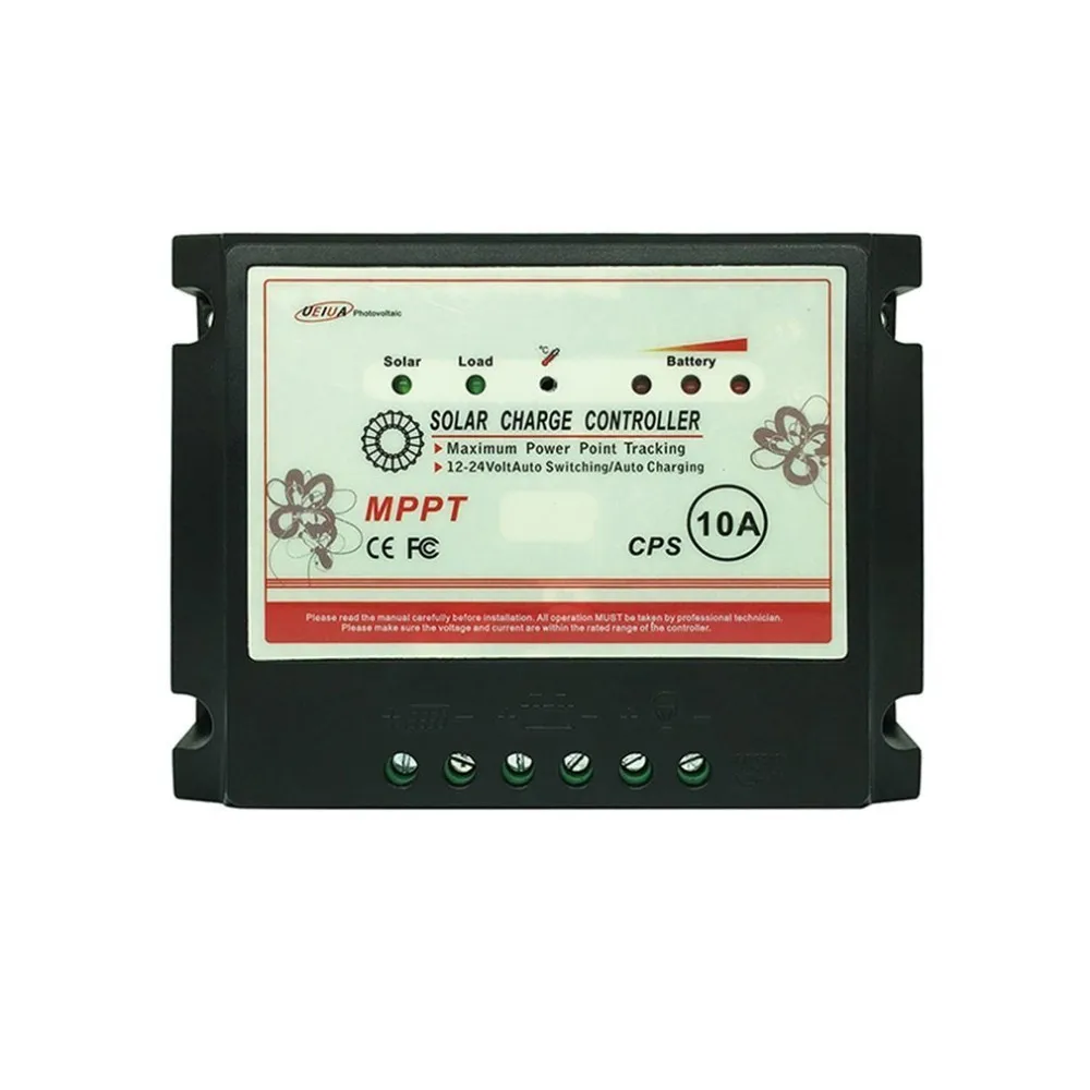 

Brand New 12V 24V Solar Charge Controller Durable Solar Charge Controller USB 10A Solar Regulator Voltage Regulator