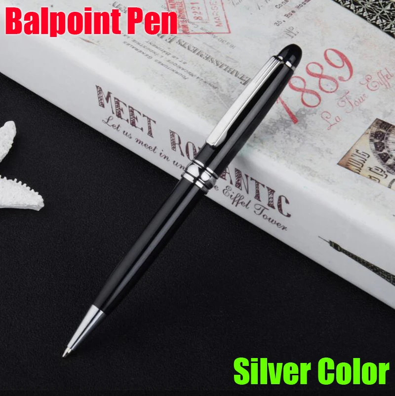 Новое поступление, брендовая 163 металлическая шариковая ручка, офисный бренд, ручка для письма, 2 ручки, отправка в подарок