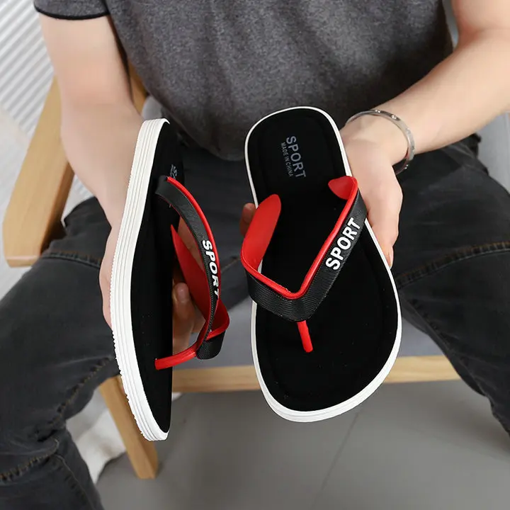 Flip-flops Beach Slim Sandal Shoes For Women Men Thick Sole Comfort Bath Outdoor Summer Proof Slippers (20)