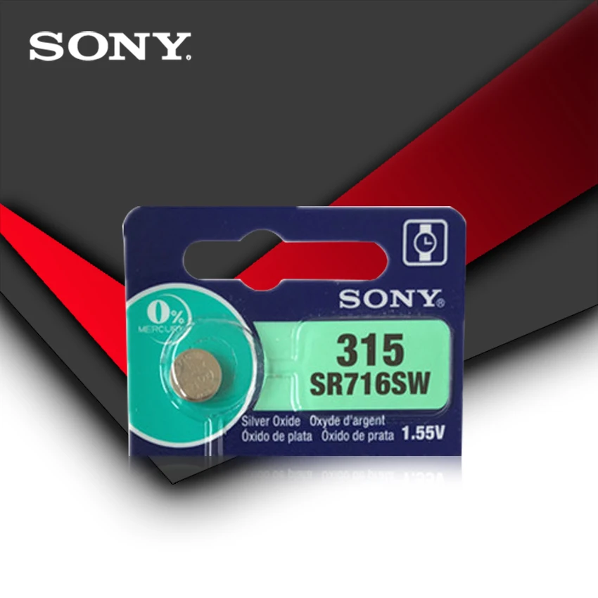 3 шт. Sony 315 SR716 SR716SW EP2012 D315 кнопки сотового батареи оксида серебра мужчины женские детские часы розничная карты