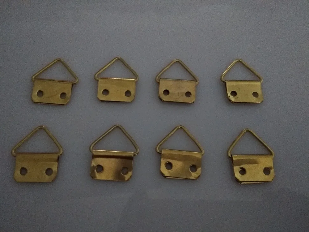

Golden Color Photo Frame Steel Hook Oil Painting Rings 2.4*2cm with two nail holes