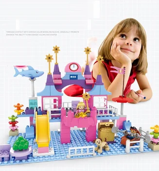 

Puzzle Princess castle 288 pcs Building Force Awakens Millennium Toys Falcon Model Kids Christmas