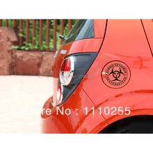 Zomble Outbreak Car Stickers Car Reflective Decal 12 x 12 cm for Toyota Ford Chevrolet Volkswagen Honda Hyundai Kia Lada outbreak
