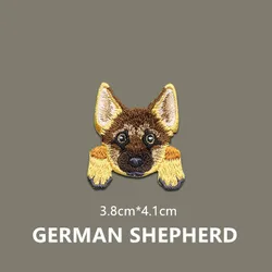 Cute Chihuahua Shiba Dog Embroidered Patch for Clothing and Accessories (GERMAN SHEPHERD)