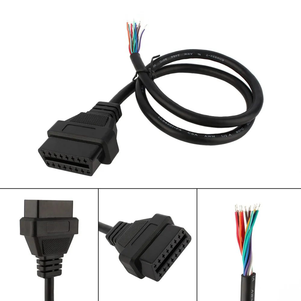 OBD2-16pin-Female-Connector-to-Open-OBD-Cable-OBDII-OBD-ii-ODB2-16-pin-OBD-2 (1)
