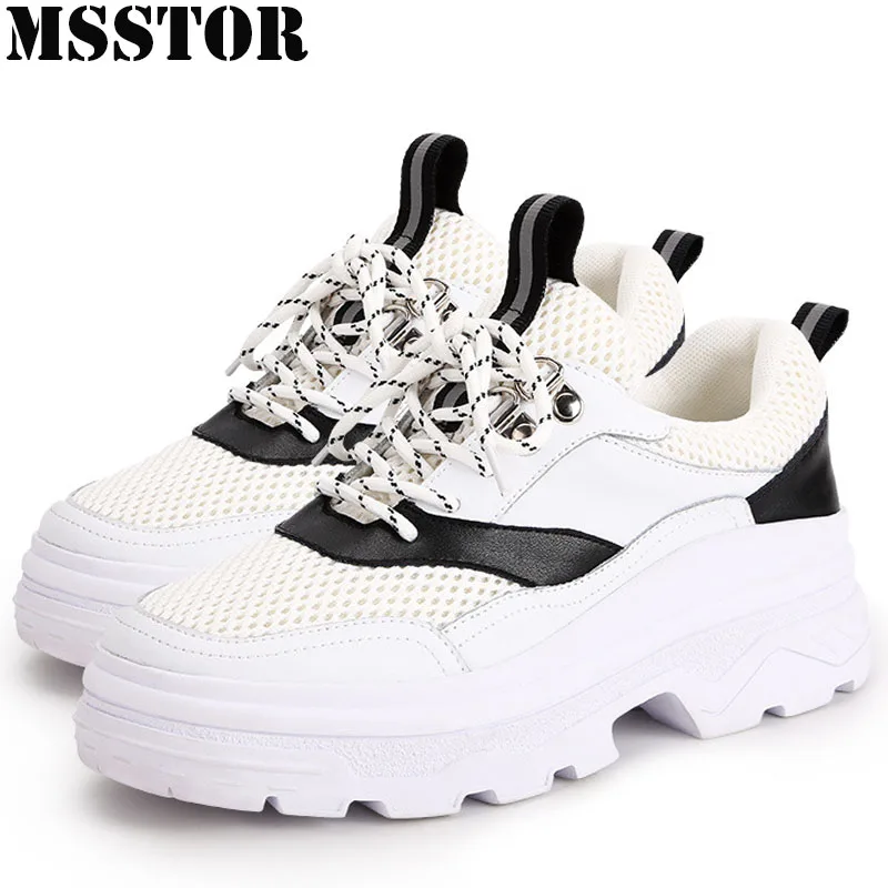 

MSSTOR Breathable Mesh Women's Running Shoes Casual Fashion Sport Shoes Woman Brand Athletic Walking Female Ladies Girl Sneakers