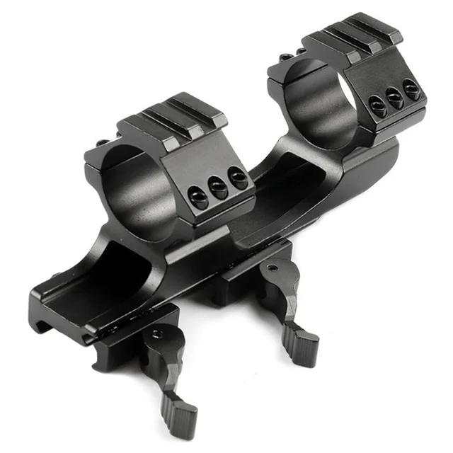 US $9.99 Hunting scope Double Cantilever Ring Mount Picatinny Weaver Scope Rail Mount QD Cam Locks with Adap