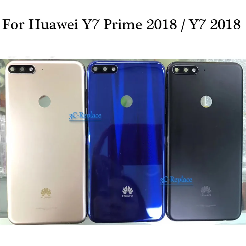 6 0 дюйма для Huawei Y7 2018 / Pro Prime задняя крышка батарейного отсека корпус задние