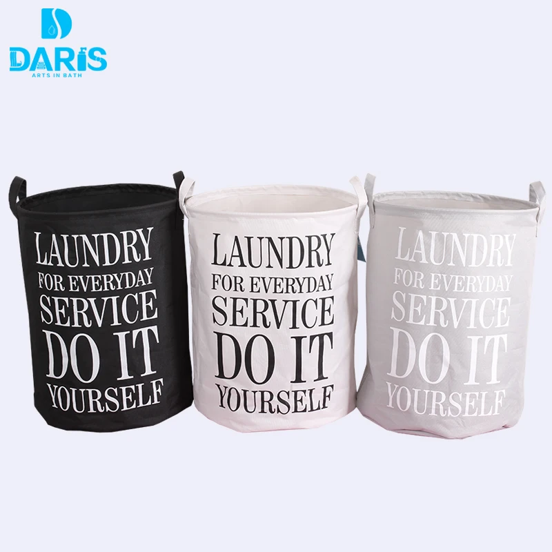 Fabric Dirty Folding Toy Clothes Laundry Basket Rattan Large Bag