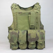 CS жилет Molle тактический жилет армейский поклонник амфибия жилеты A-TACS FG цвет военный защитный открытый тренировочный боевой охотничий жилет