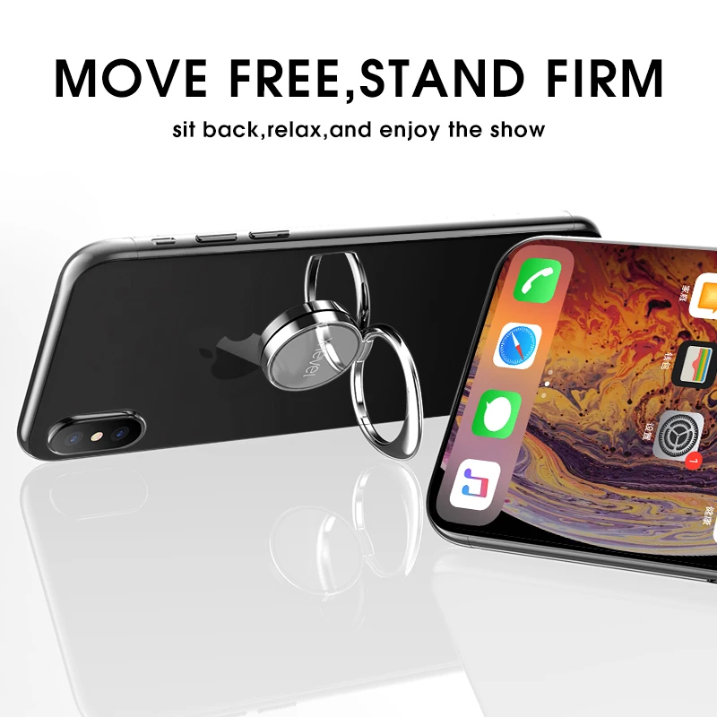 X-level кольцом-держателем для samsung S10 S9 360 градусов крепление металлическая подставка-держатель для мобильного телефона для iPhone X, 8, 7, 6, подставка под планшет