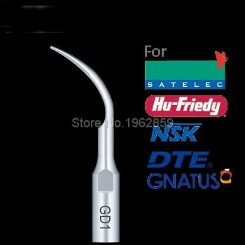 

5pcs GD1 dental scaler tips teeth whitening dental equipment ultrasonic dental scaler tip GD1 for SATELEC NSK GNATUS DTE